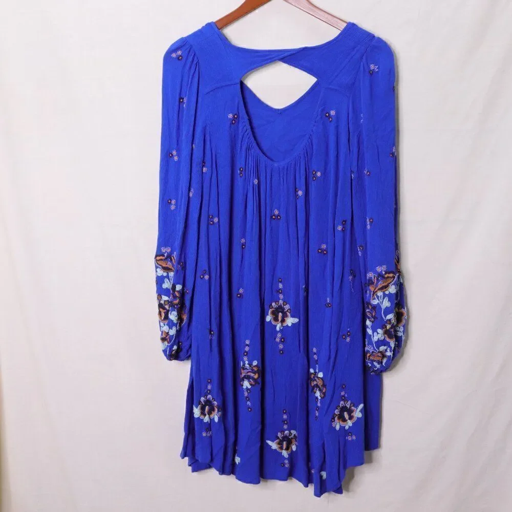 Free People | Boho Oversized Long Sleeve‎ Dress Small